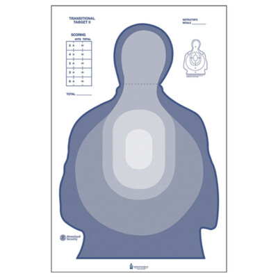 Action Target US Dept of Treasury Transitional Target II 24.5'' x 40'' 100 Per Box