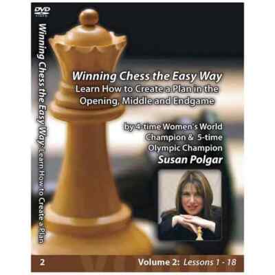 WINNING CHESS THE EASY WAY VOL 2 - Plan in Opening, Middle & Endgame Chess DVD