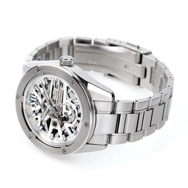 Pre-owned Orient Star Rk-bz0001s Avant-garde Skeleton Mechanical Automatic Watch 42.3mm