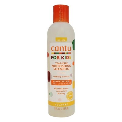 Cantu Tear Free Shampoo for Kids - Shea Butter, Coconut Oil, Honey 8oz