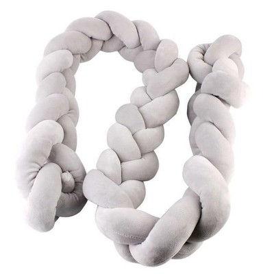 100cm Weaving Knot Newborn Baby Bed Bumper Crib Protector