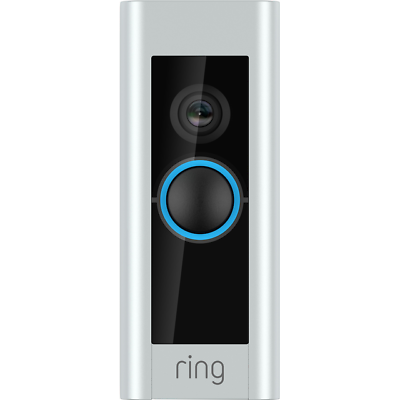 Ring Video Doorbell Pro Wired 1080p HD Video Two Way Talk Wi fi Silver