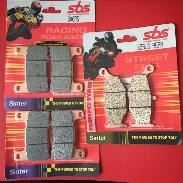 L0 04-10 SBS RACE SINTER EO 806RS FRONT BRAKE PADS FITS GSXR750 K4 L0 04-10 SBS RACE SINTER EO 806RS FRONT BRAKE PADS FITS GSXR750 K4