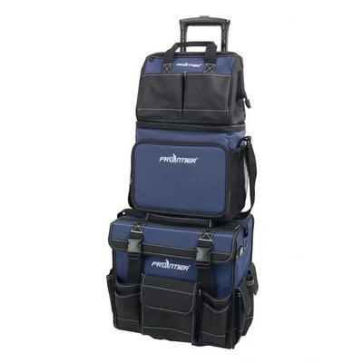 Frontier 3-Piece Stackable Rolling Tool Bag Combo