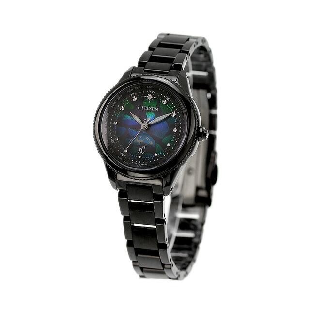Pre-owned Citizen Xc Ee1008-56e Layers Of Time Limited Eco Drive Titanium Women's Watch