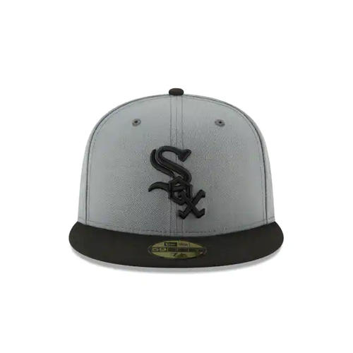 Облегающие кроссовки New Era 59Fifty Black/Grey MLB Chicago White Sox (11591165)