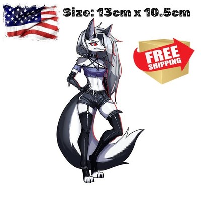Sexy Furry Wall Sticker Helluva Boss Loona Sticker Bedroom Bathroom Decoration