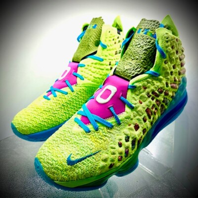 Nike LeBron 17 All Star Promo Mr. Swackhammer Space Jam CV8075-300 Men's Size 17