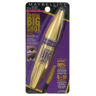 Maybelline Volum Express The Colossal Big Shot Washable Mascara, 224 Very Black
