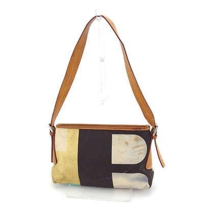 Bally Shoulder bag B logos Beige Gold Woman Authentic Used
