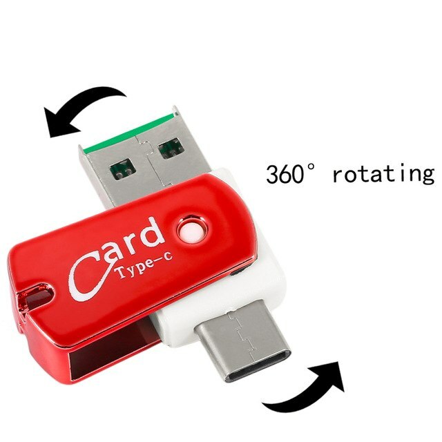 Lettore Memory Card MicroSd Otg usb 3.1 Type C Linq otg-tf08