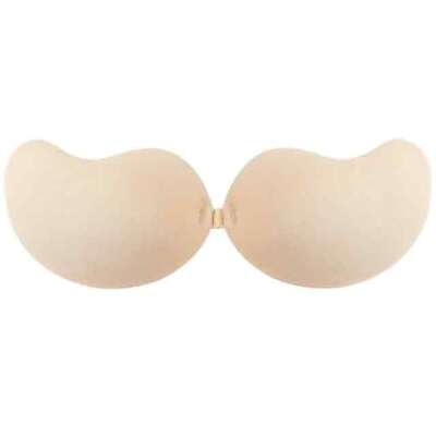 Silicone Strapless Push Up Bra Backless Self Adhesive Invisible Lace Stick On UK