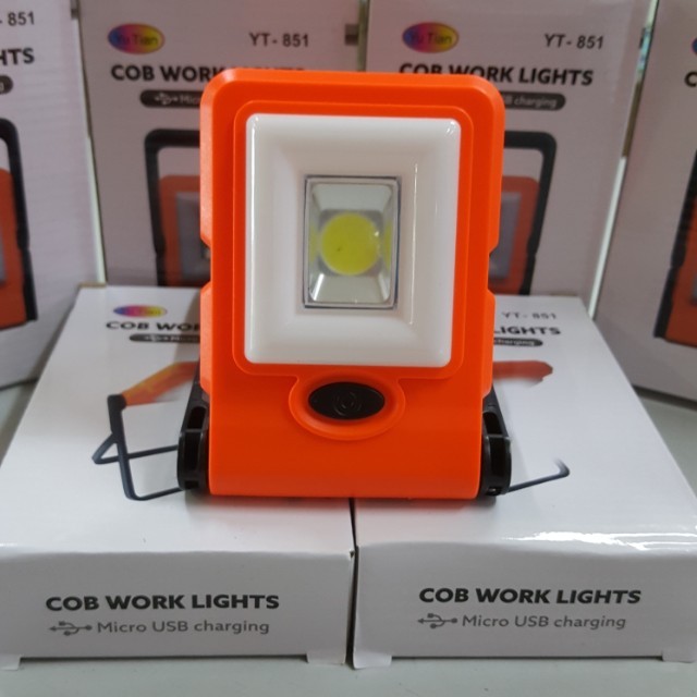 Torcia Portatile Led Cob Luce Lampada Yt-851 Work Lights Linq