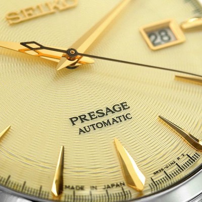 Pre-owned Seiko Presage Sary109 Champaign Gold Mechanical Automatic Men's Watch