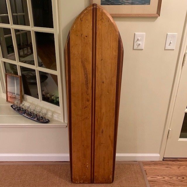 Vintage Surfboard Wood Paipo Surfboard original surf board