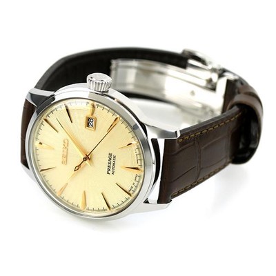 Pre-owned Seiko Presage Sary109 Champaign Gold Mechanical Automatic Men's Watch