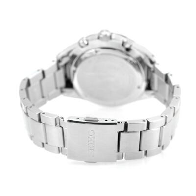 Pre-owned Seiko Selection Men Watch Sbtr041 Blue Dial Chronograph Stainless Steel Quartz