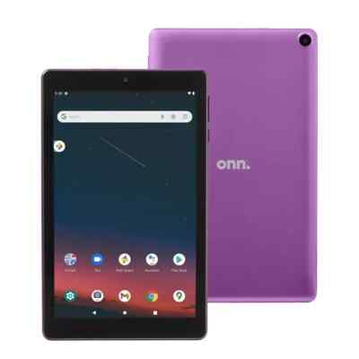 Onn Surf 3rd Gen 8'' Android Tablet, 32GB 2GB RAM Android 11 Go 2GHz - Purple