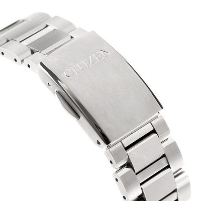 Pre-owned Citizen Attesa Eco-drive At8189-61e Solar Radio Men Watch Titanium In Box