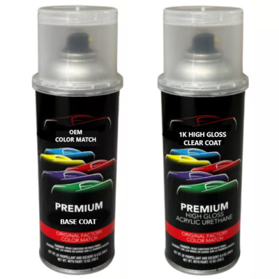 Premium Automotive Exterior 12 oz Spray Paint System For BMW Vehicles