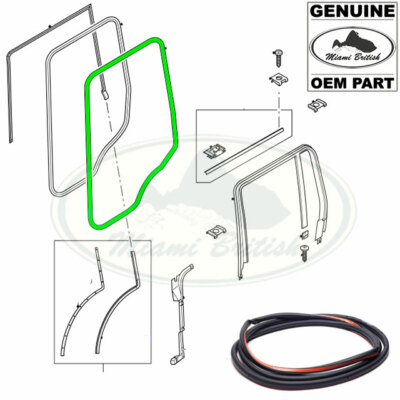 LAND ROVER REAR DOOR PRIMARY SEAL WEATHERSTRIP RANGE 03-12 LR013943 OEM