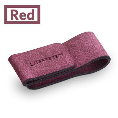 Leather Cable Organizer for USB Cables Management AUX Line Clip Wire Headphone H