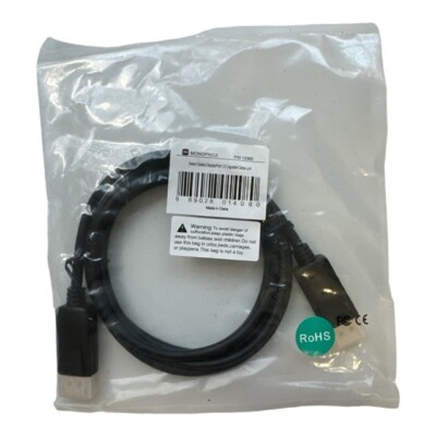 Monoprice Select Series DisplayPort 1.2 to DisplayPort 1.2 Cable, 6ft