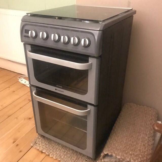 Hotpoint Ultima Double Gas Cooker Graphite in Leith, Edinburgh Gumtree