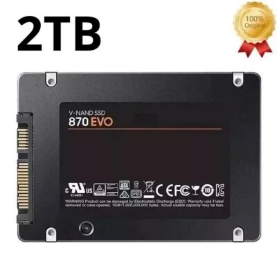 2tb Ssd 870Evo Internal Solid State Drive Hard Disk 2.5 Inch Sata SSD For Laptop