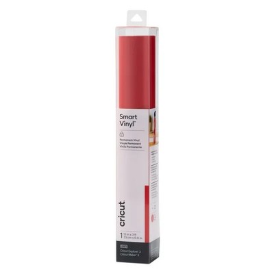 Cricut  Smart Vinyl    Permanent (3 ft) - Red, 13'' x 36''