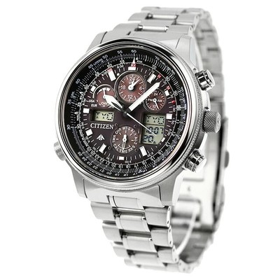 CITIZEN PROMASTER SKY PMV65-2271 Eco-Drive Chronograph Titanium Fast ship!