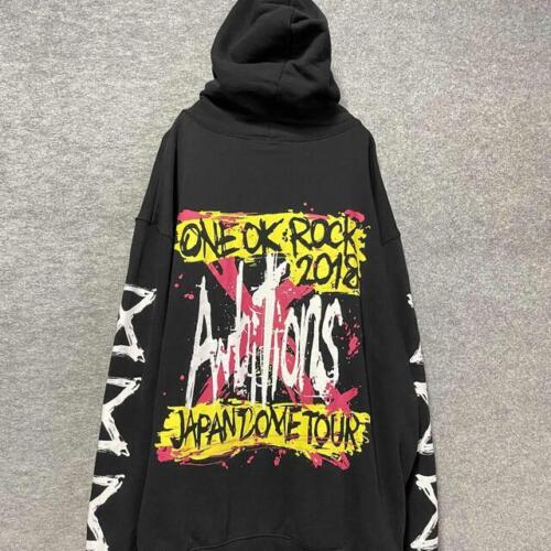 ONE OK ROCK Japan Tour 2018 Ambitions Official Pullover hoodie Sweatshirt L size