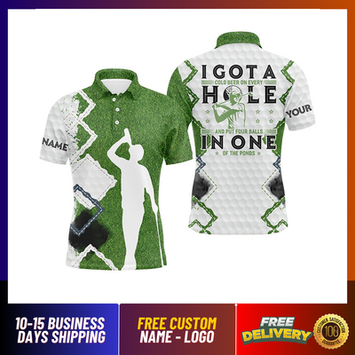 Personalized Golf Polo Shirts 3D Printed Shirt For Men Unisex Size