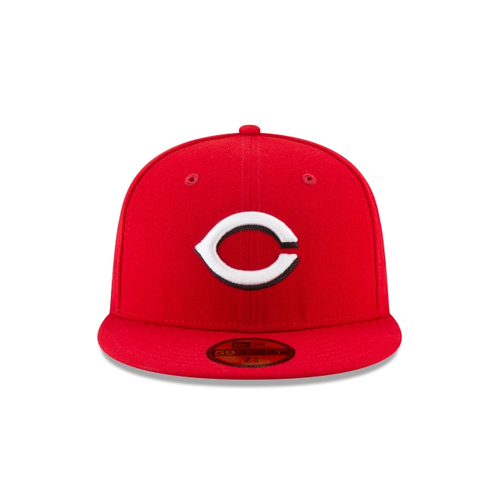 Мужская одежда из аутентичной коллекции New Era 59Fifty Cincinnati Reds, подходящая для полевых игр.
