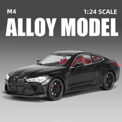 1:24 BMW M4 IM Supercar Alloy Muscle Model Car Toy Diecasts Metal Casting Sound 