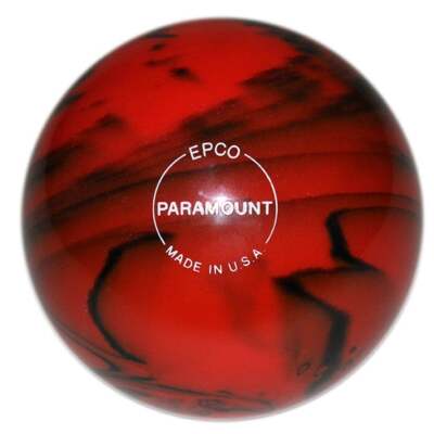 EPCO Duckpin Bowling balls - Paramount Marbleized Glow - Red (with engraving)