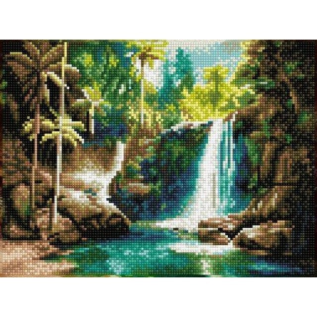 Diamond Dotz *WATERFALL GROTTO* Diamond Facet Art Kit *New in