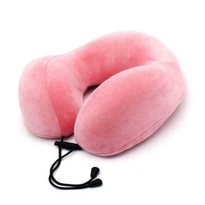 U-Shape Travel Pillow Memory Foam  Airplane Solid