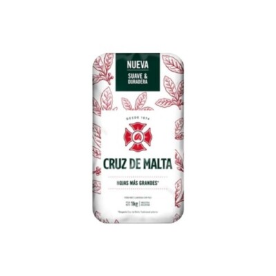 2- Pack YERBA MATE CRUZ DE MALTA (1.1LB/500 GR ''SHIP FROM USA'' 