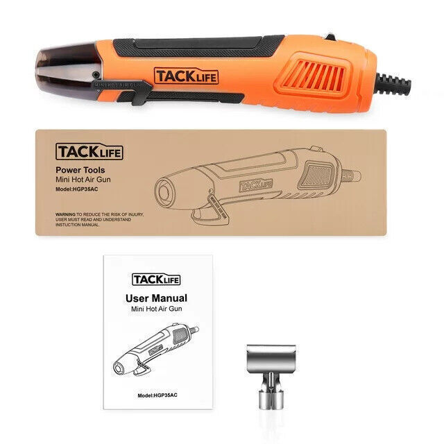 Mini Heat Gun 350w @ 350C Great For Embossing, Arts and Crafts, Shrinking Films.