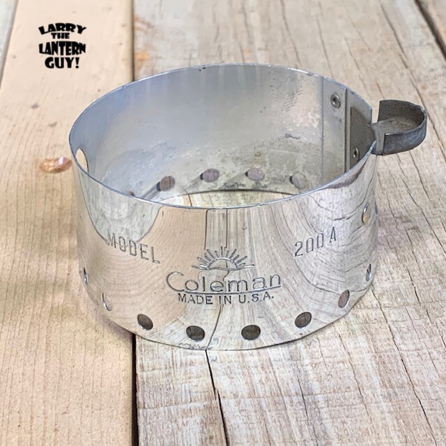 Coleman 200A Lantern Aluminum Collar Cage Rest 1959 to 1973 Vintage
