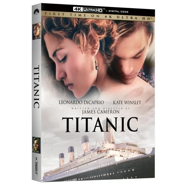 Titanic (1997) [4K Ultra HD + Digital] With Slipcover | eBay