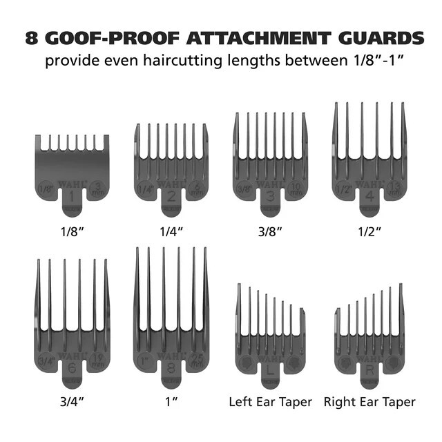 Wahl Professional Hair Cut Machine Barber Salon Cutting Trimmer Clipper Kit Set