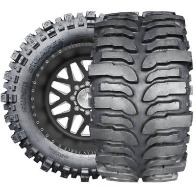 37X13.00X15C BOGGER Interco Super Swamper Tires - Single Tire
