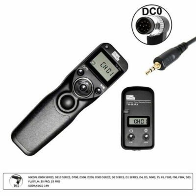 Pixel TW-283 Wireless Timer Remote Control Shutter Release For Nikon Canon Sony 