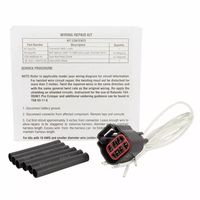 Genuine Ford Wire Assembly 3U2Z-14S411-MKA