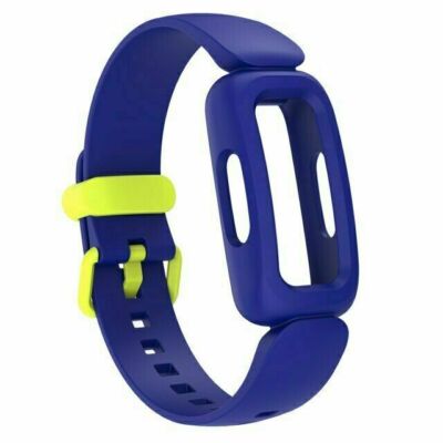 Soft Sports Silicone Watch Band Strap W Bumper Case For Fitbit Inspire 2 / Ace 3