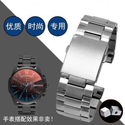 26mmStainless Steel Watch Band Strap For Diesel DZ4318 4323 4283 Bracelet Tools