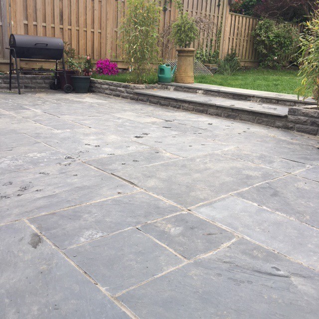 Paving Slabs Brand New 7.2 m2 Blue Black Paving patio Kit in Bath