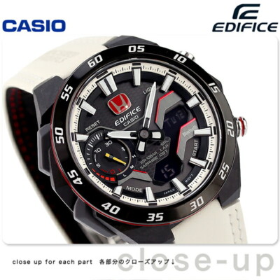 Pre-owned Casio Watch Ecb-2200htr-1ajr Edifice Honda Type R Edition Solar